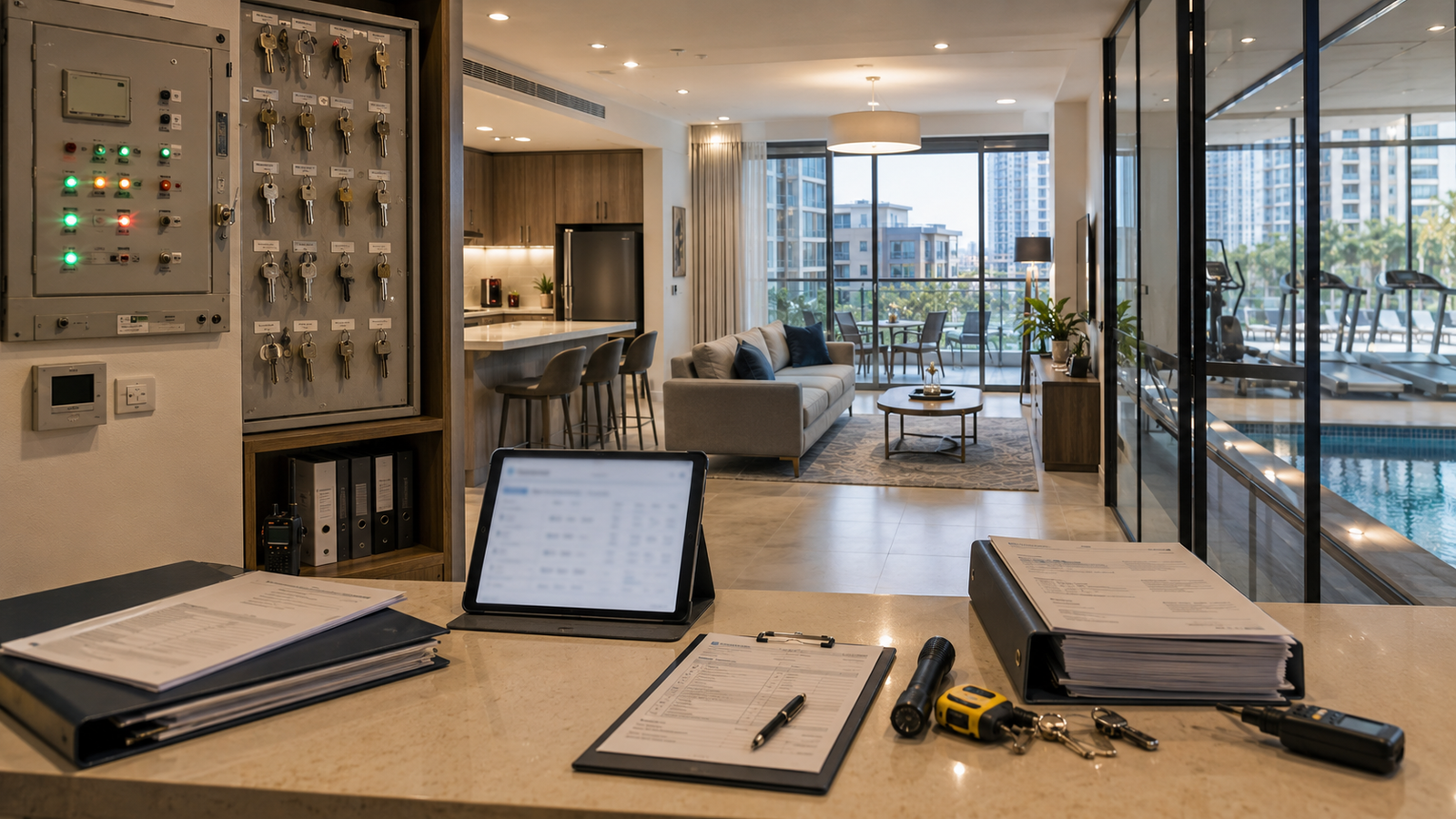 Remote management of a Dubai rental flat from the UK