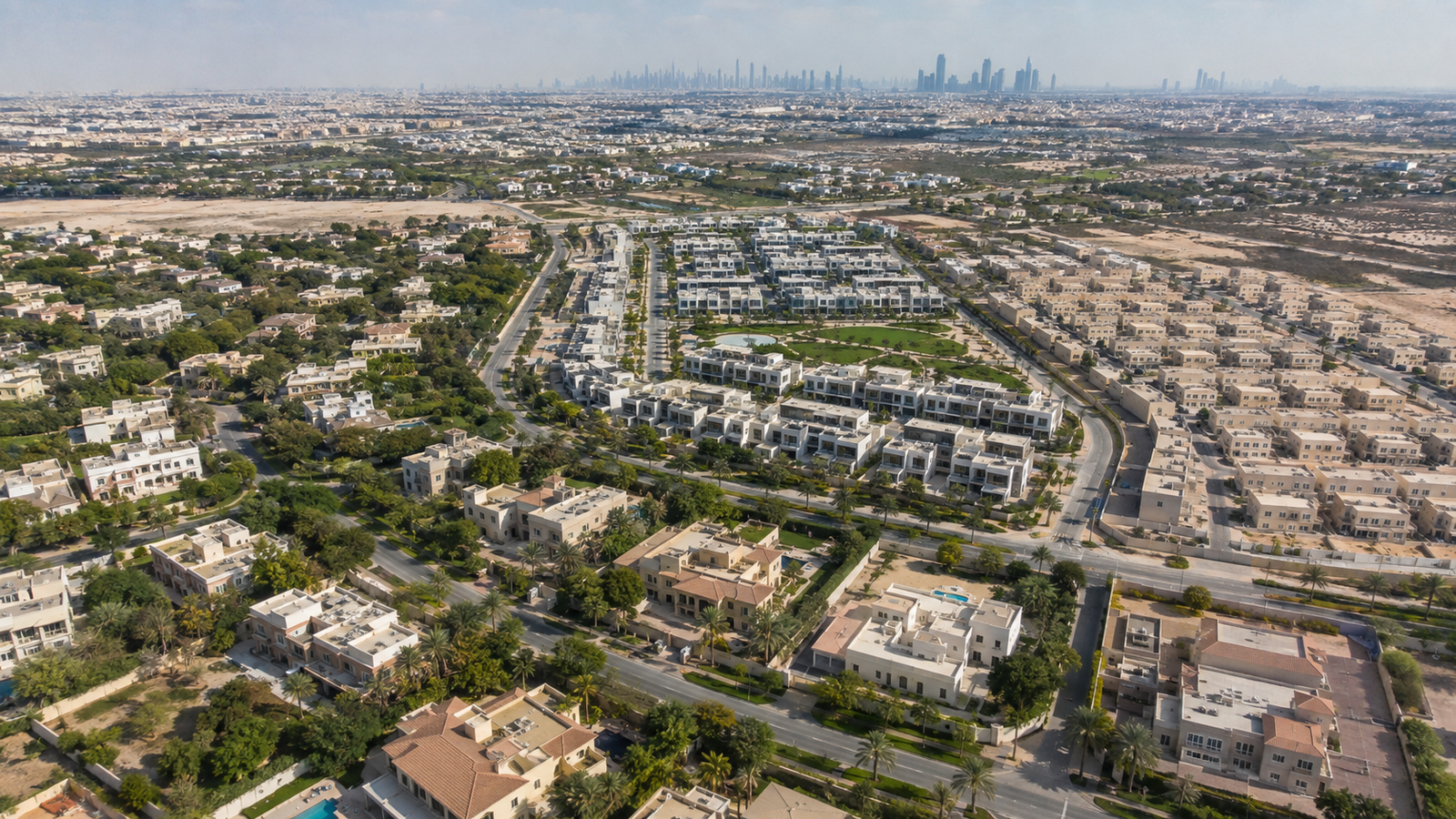 Dubai villa rental communities including premium and value areas
