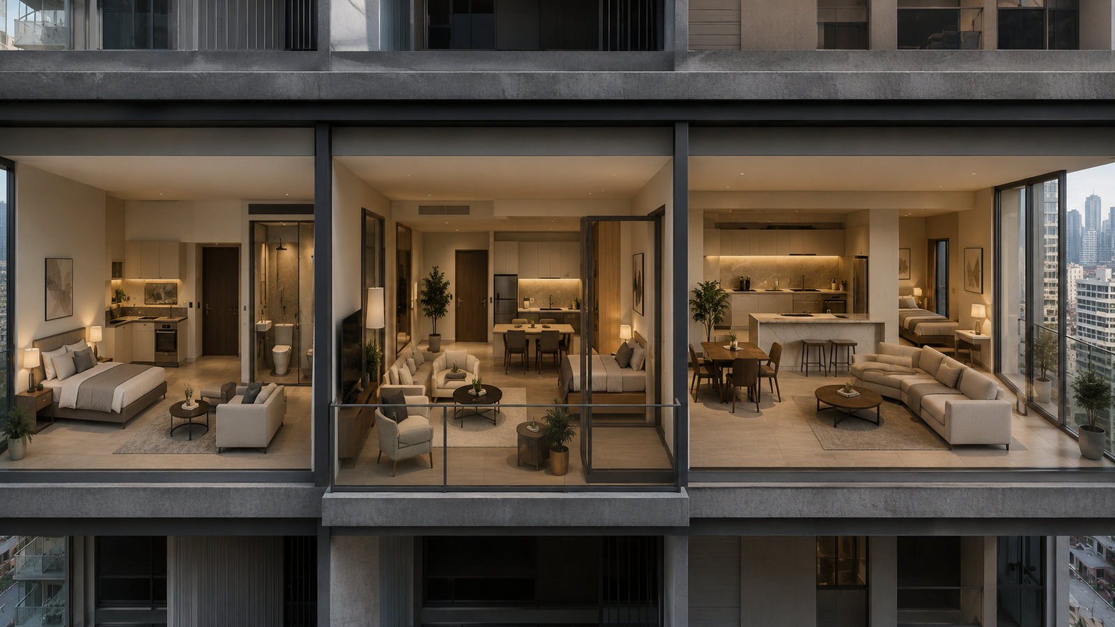 Dubai studio one-bedroom and two-bedroom rental apartments