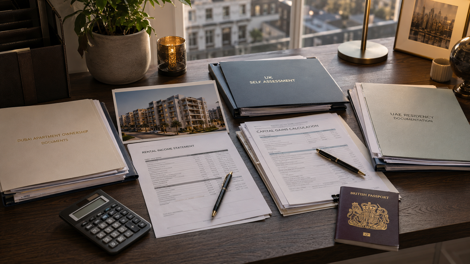UK investor managing Dubai rental income tax and residency